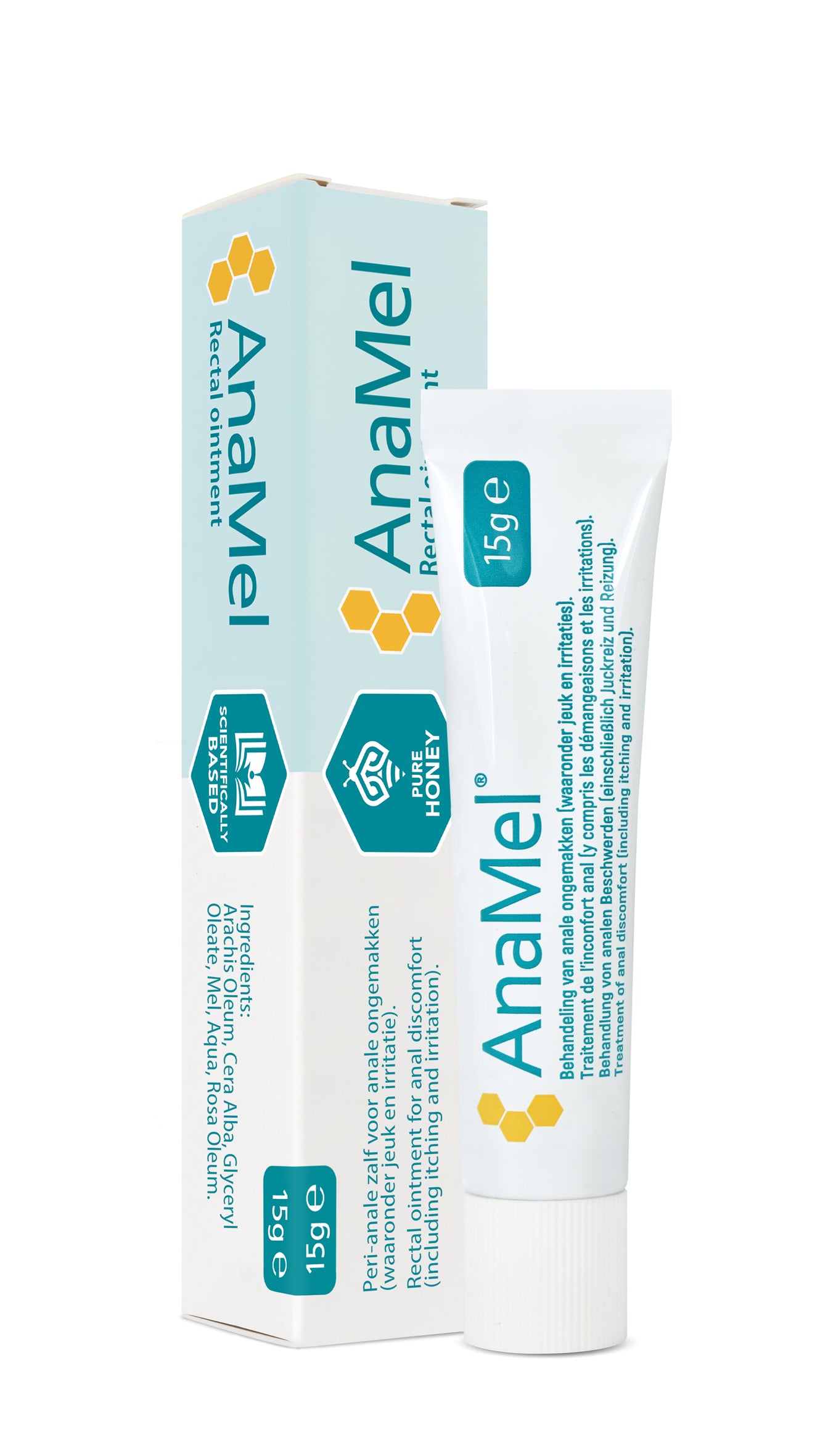 AnaMel Gentle anal ointment for itching, pain, and inflammation relief