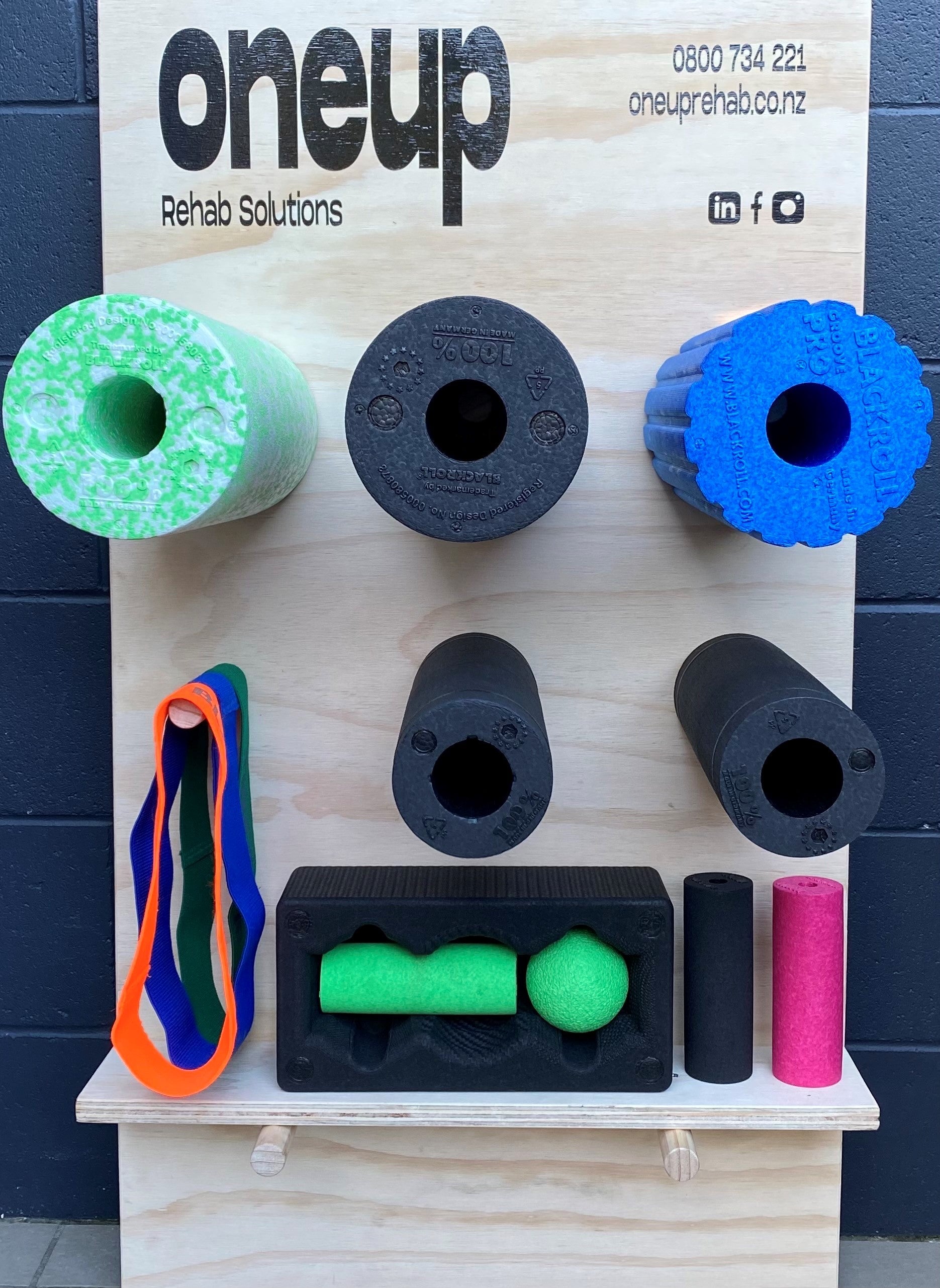 OneUp Storage Peg Board Set