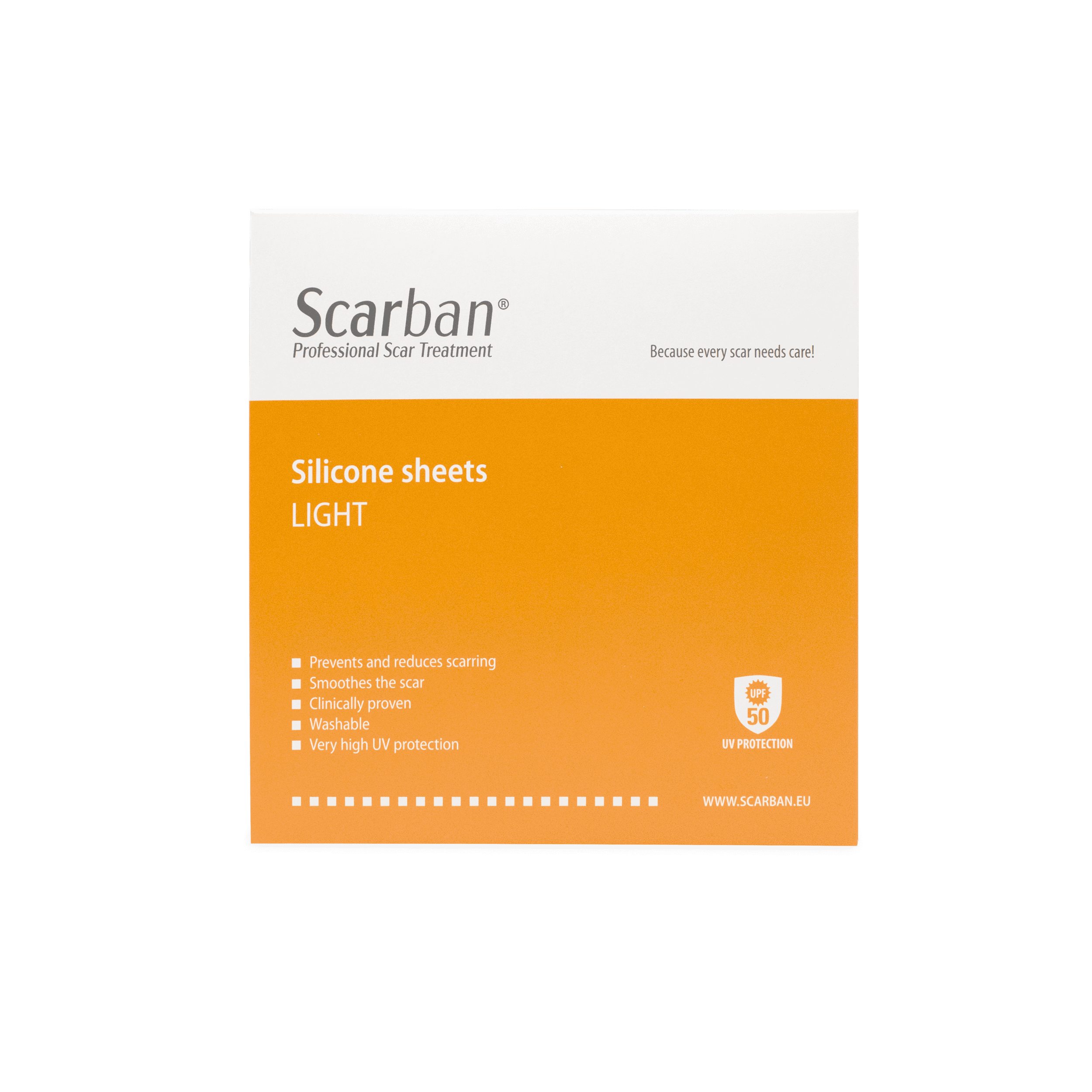 Scarban: Light Silicone Sheets – OneUp Healthcare
