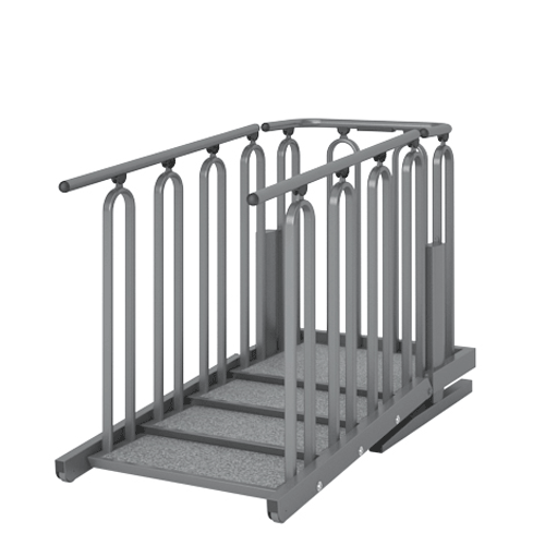 Adjustable rehab stairs