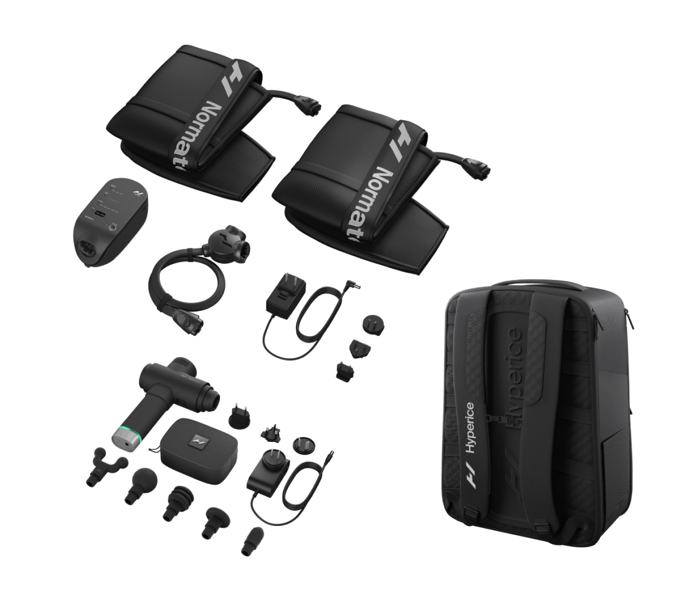 NormaTec 3.0 Legacy Pack - Includes Control unit, Leg System, Backpack & Hypervolt 2 Pro