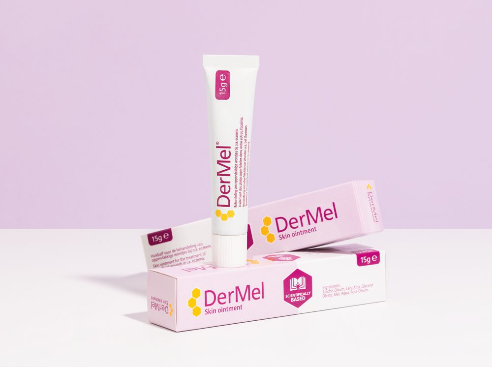 DerMel Honey Ointment for Eczema and Wounds, Tube