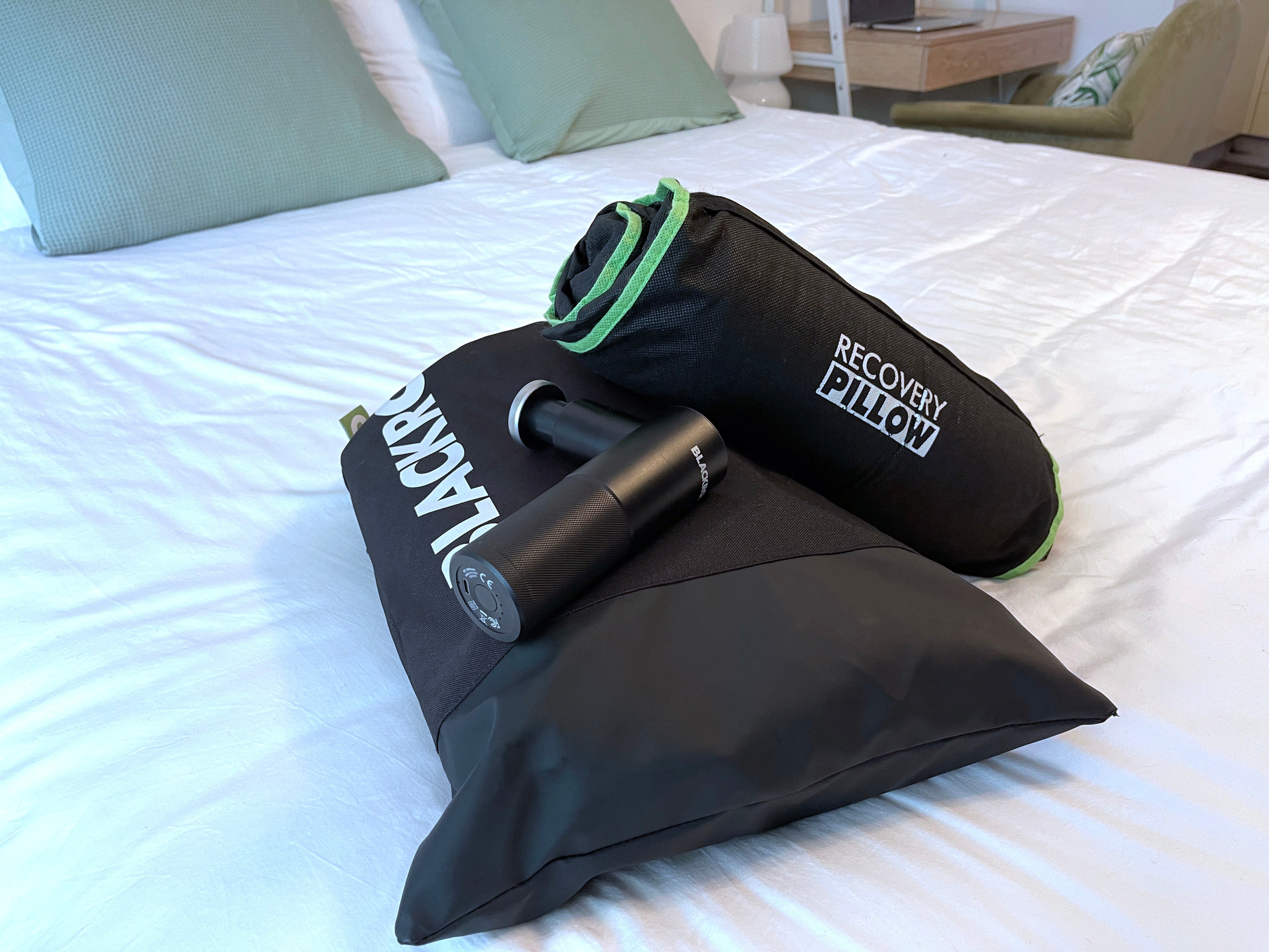 Blackroll Performance Recovery Set 2.0 - Including Compression Boots 2.0, Fascia Massage Gun & Recovery Pillow