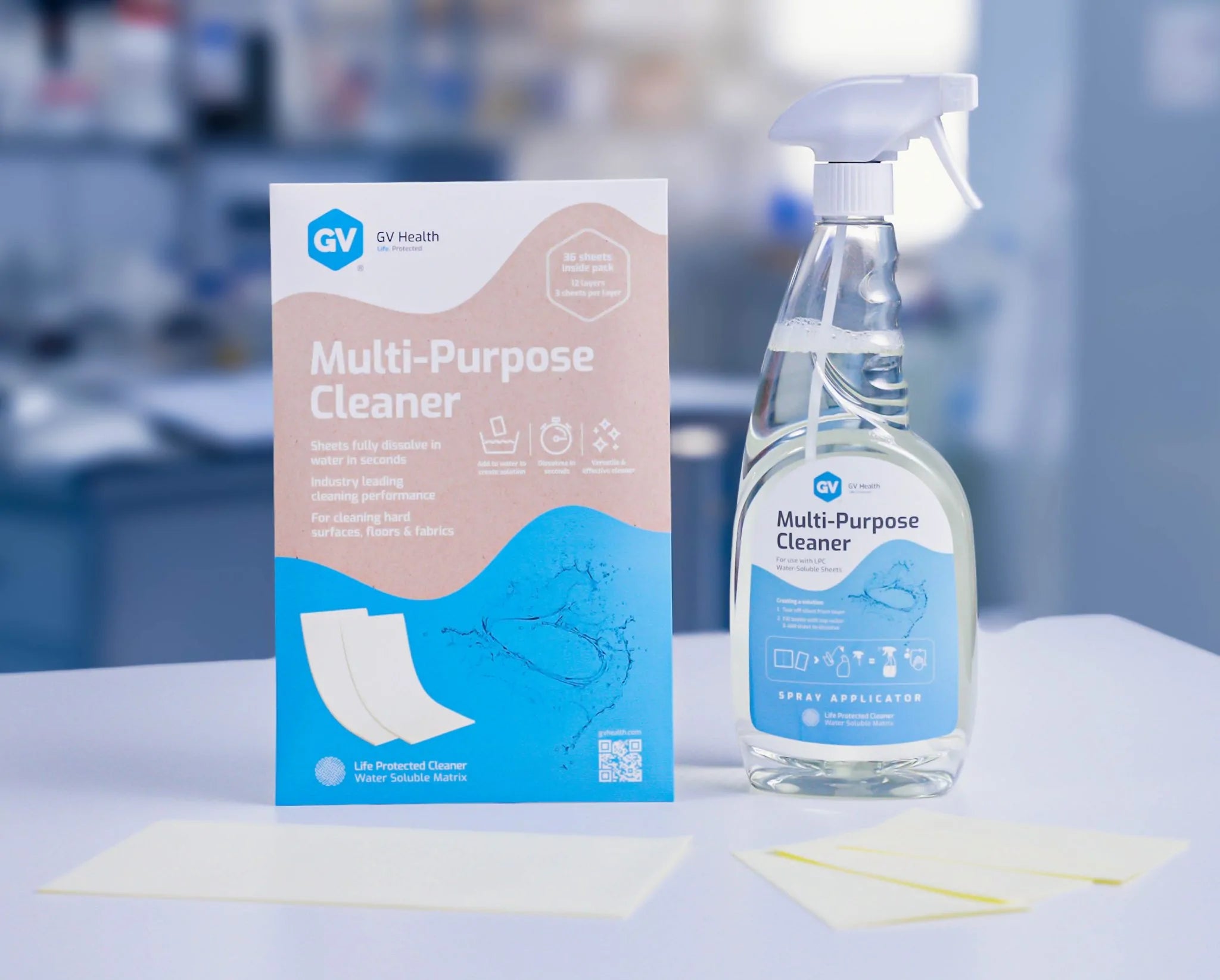 Life Protected Cleaner: Water-Soluble Sheets for Multi-Purpose Cleaning