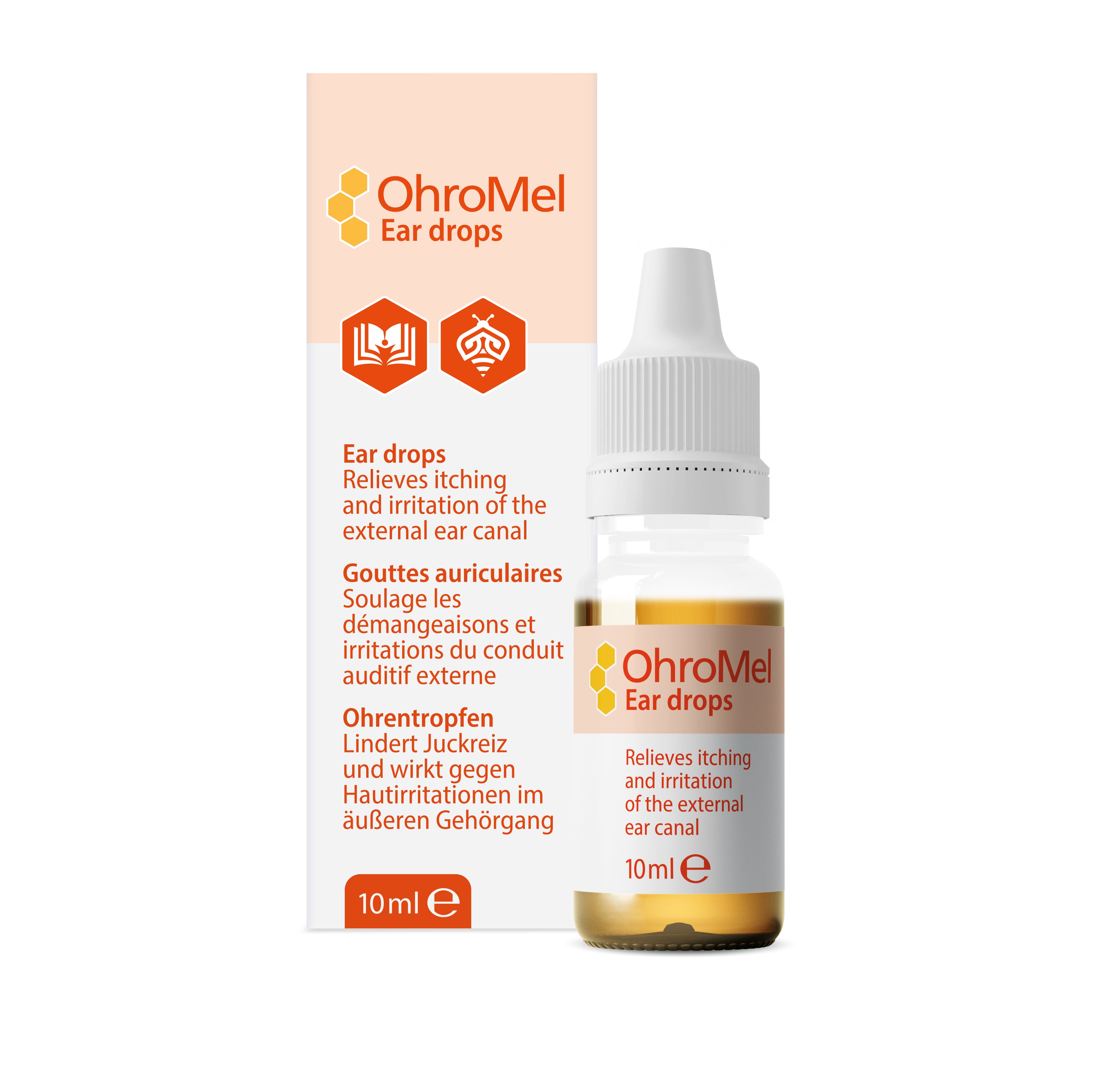 OhroMel Ear Drops, 10ml Bottle