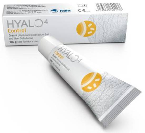 Hyalo4 CONTROL Cream 25g with Hyaluronic Acid + Silver Sulfadiazine (SSD)
