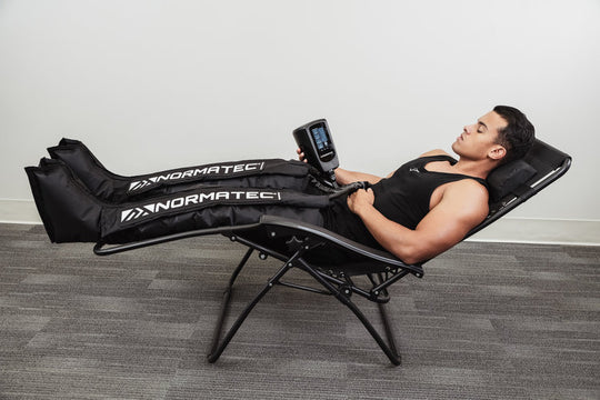 Normatec recovery boots chair