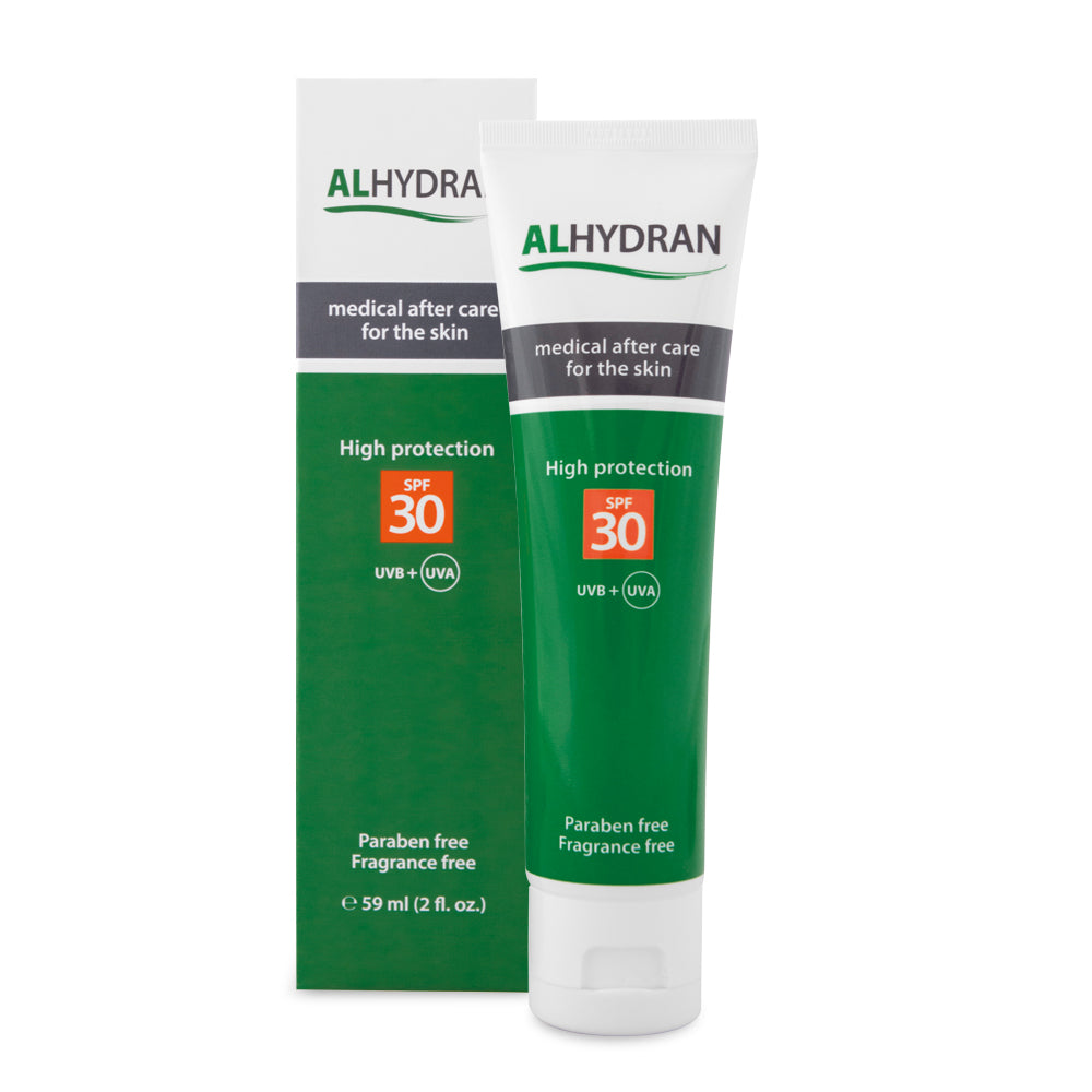 ALHYDRAN SPF30 version for sun-exposed scar treatment
