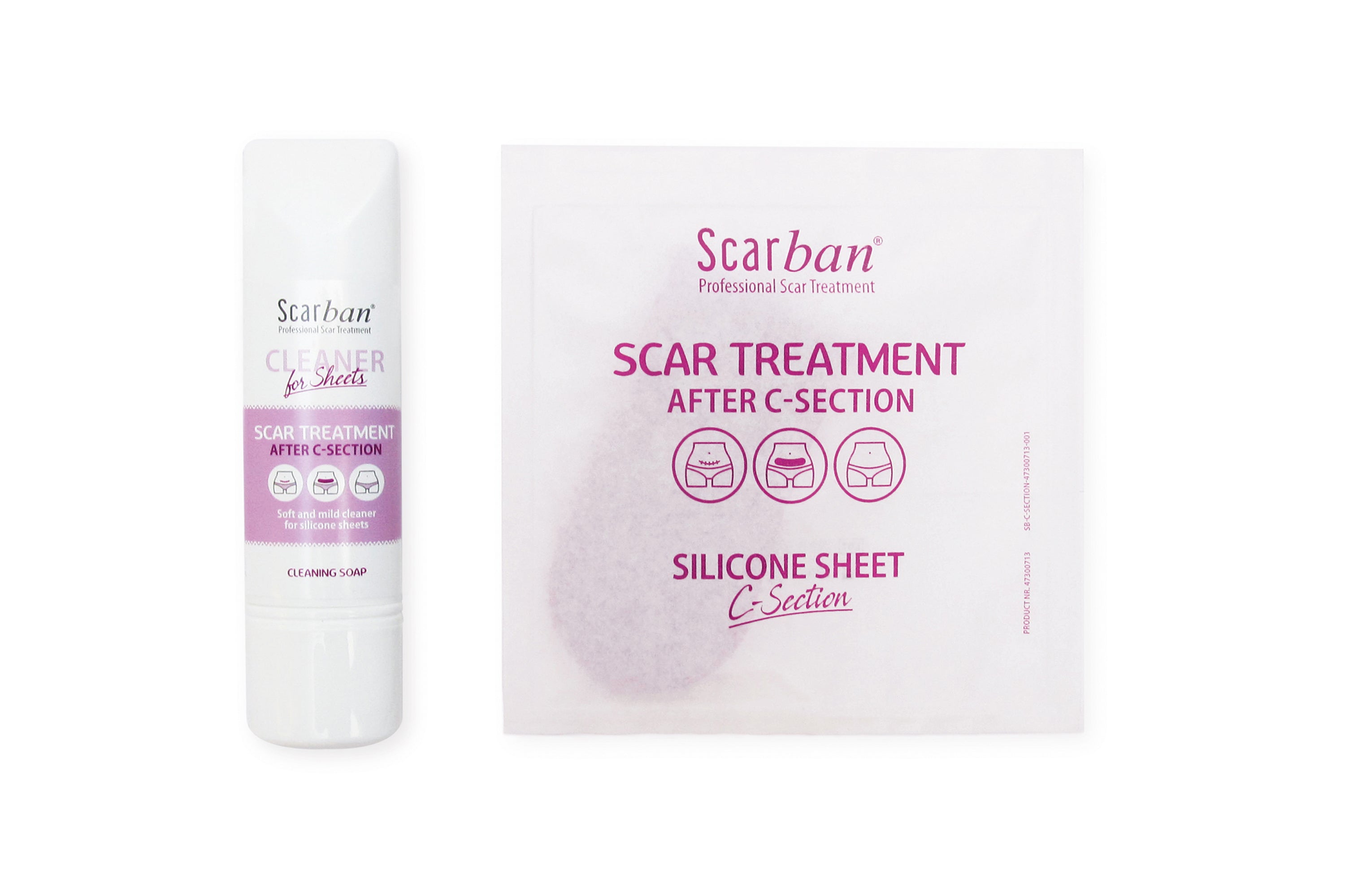 Soap for cleaning C section therapy sheet.