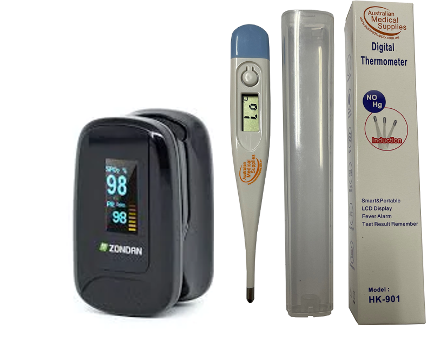 Pulse Oximeter NZ and Digital thermometer NZ