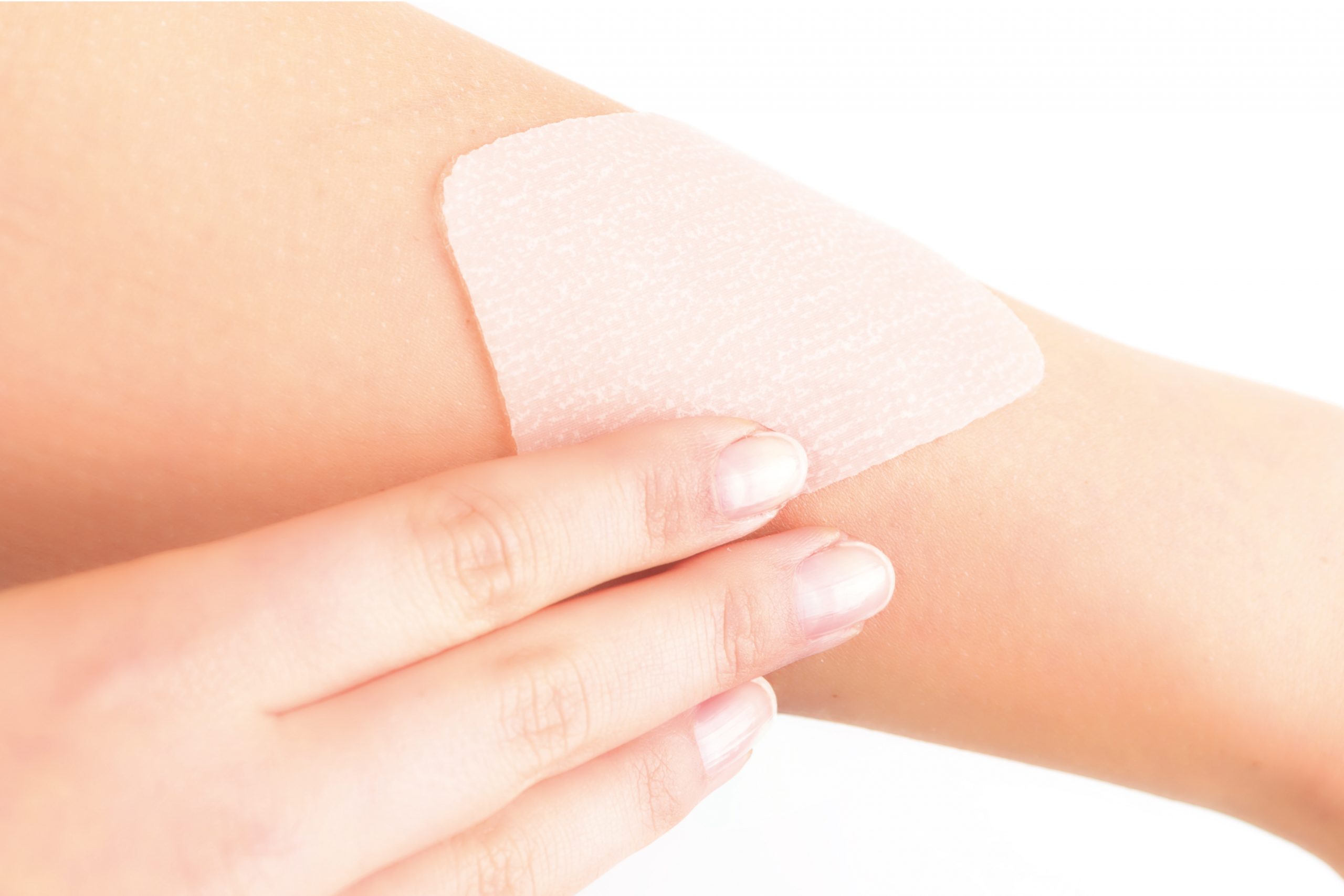 Close-up of Scarban Light silicone scar sheet texture – 0.7mm thin and soft for sensitive skin